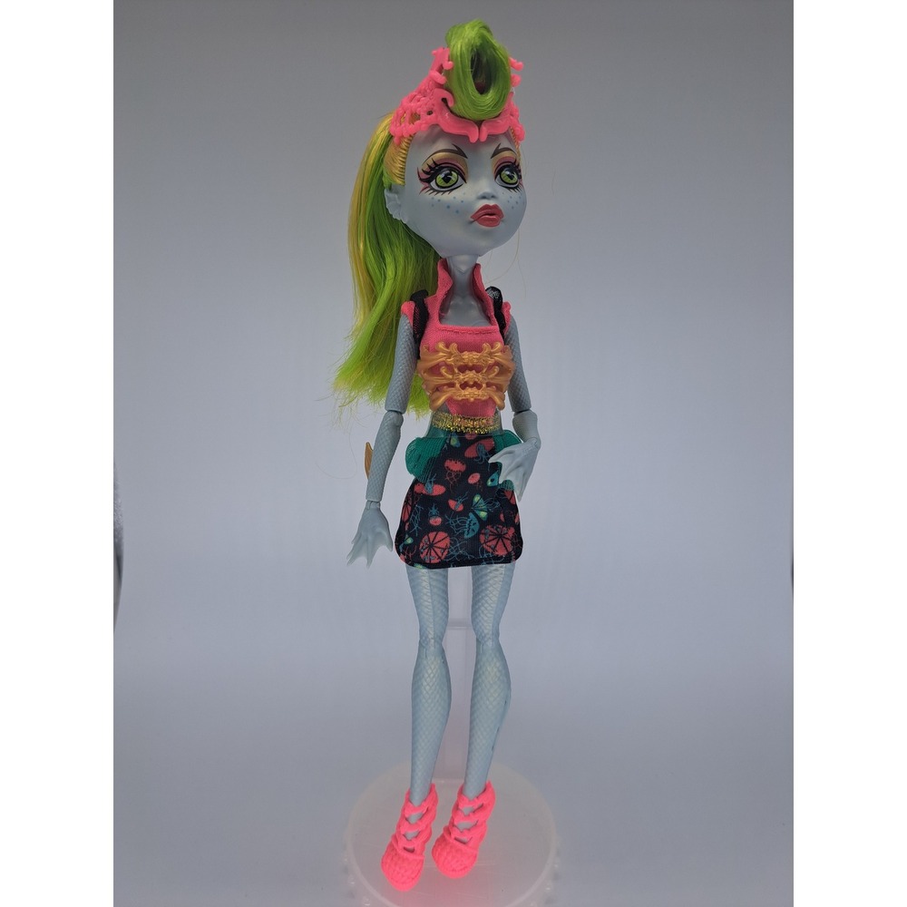 Monster High Freaky Fusion Lagoonafire Mattel Fashion Doll Goth 12"